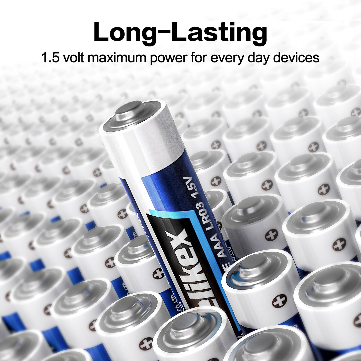 Yelikex Carbon Batteries 1.5V AAA Value Pack Batteries