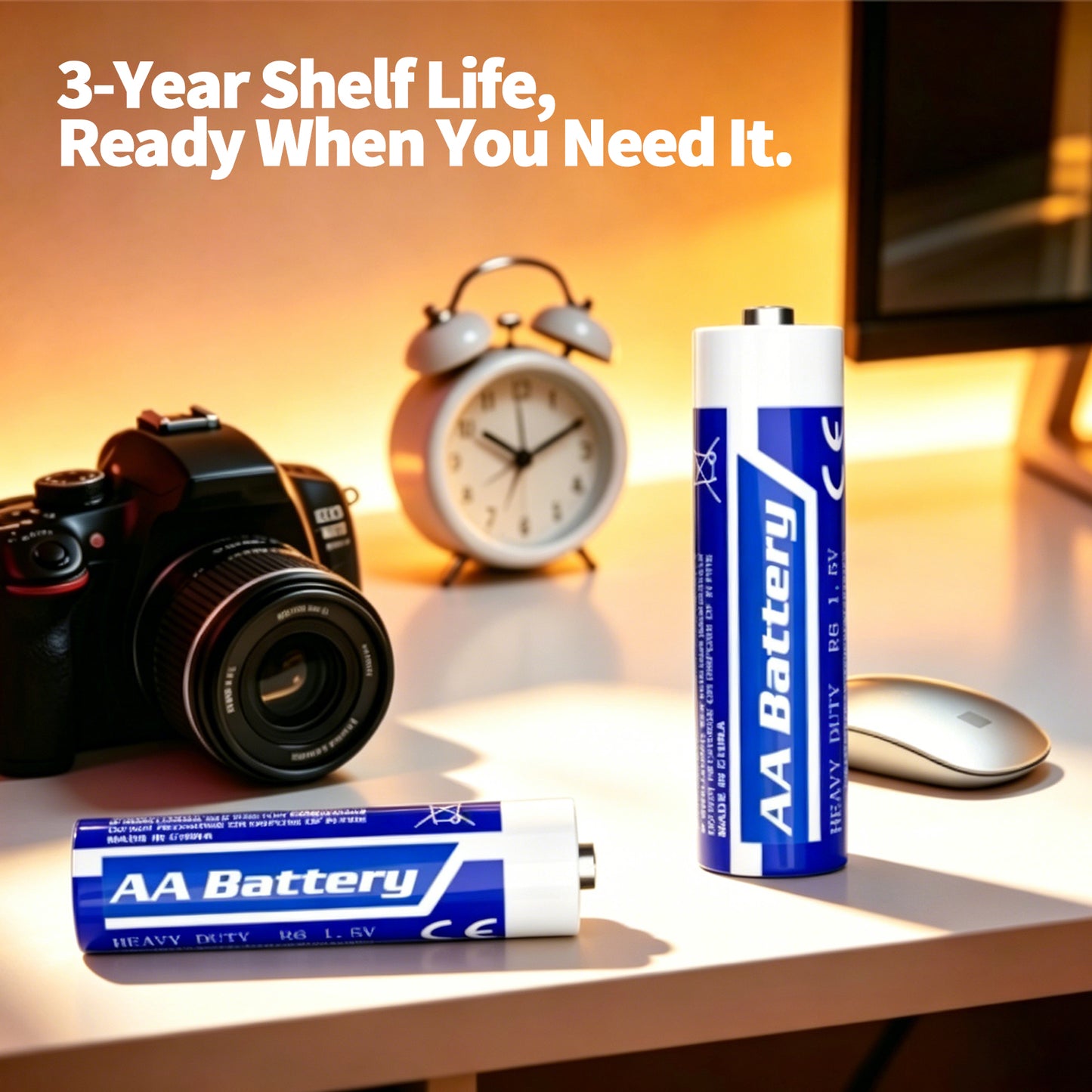AAA Battery + AA Battery Piece Combination,1.5V Carbon Battery|Donfang