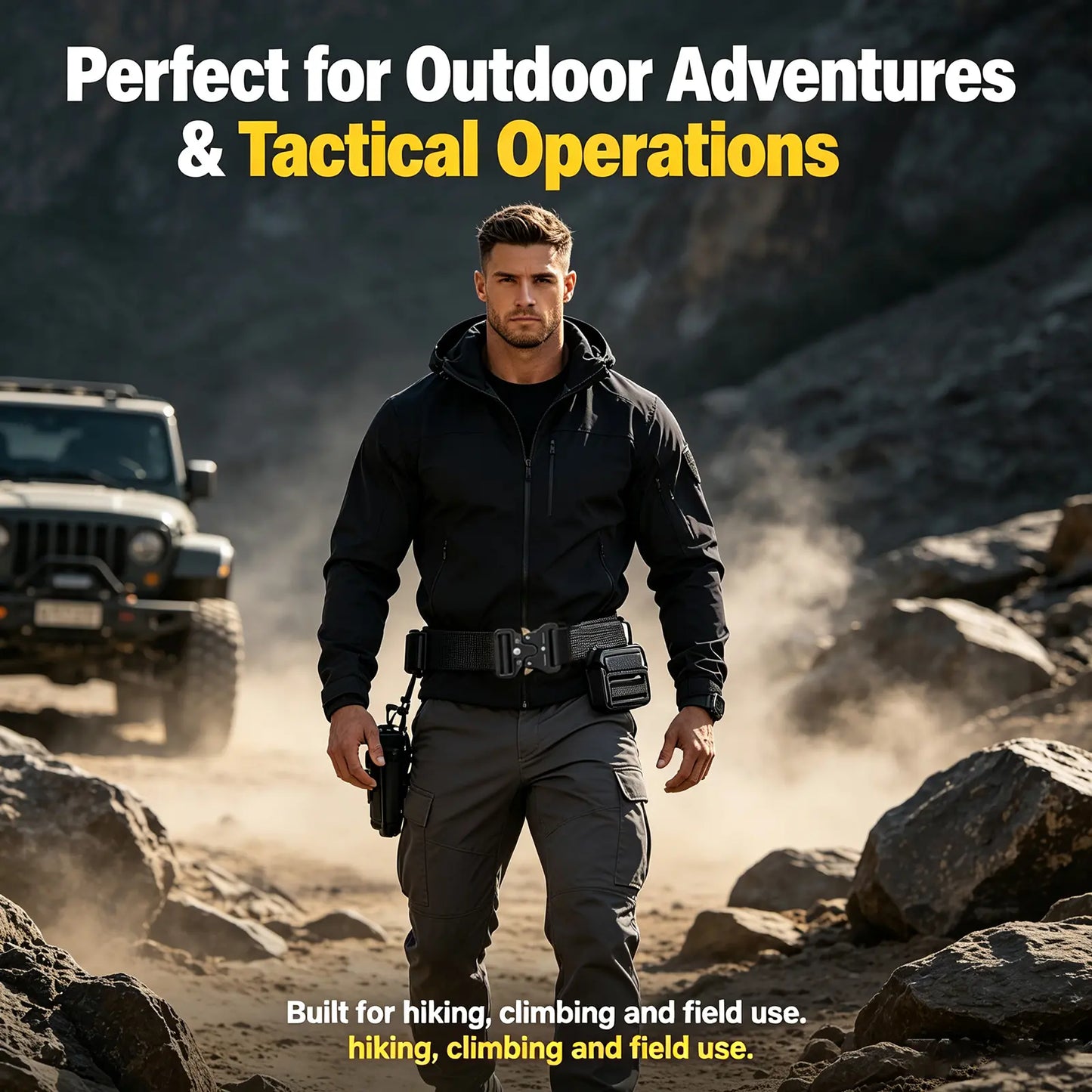 Tactical Belt - Zinc Alloy Quick Release Buckle & Heavy-Duty Support | Donfang