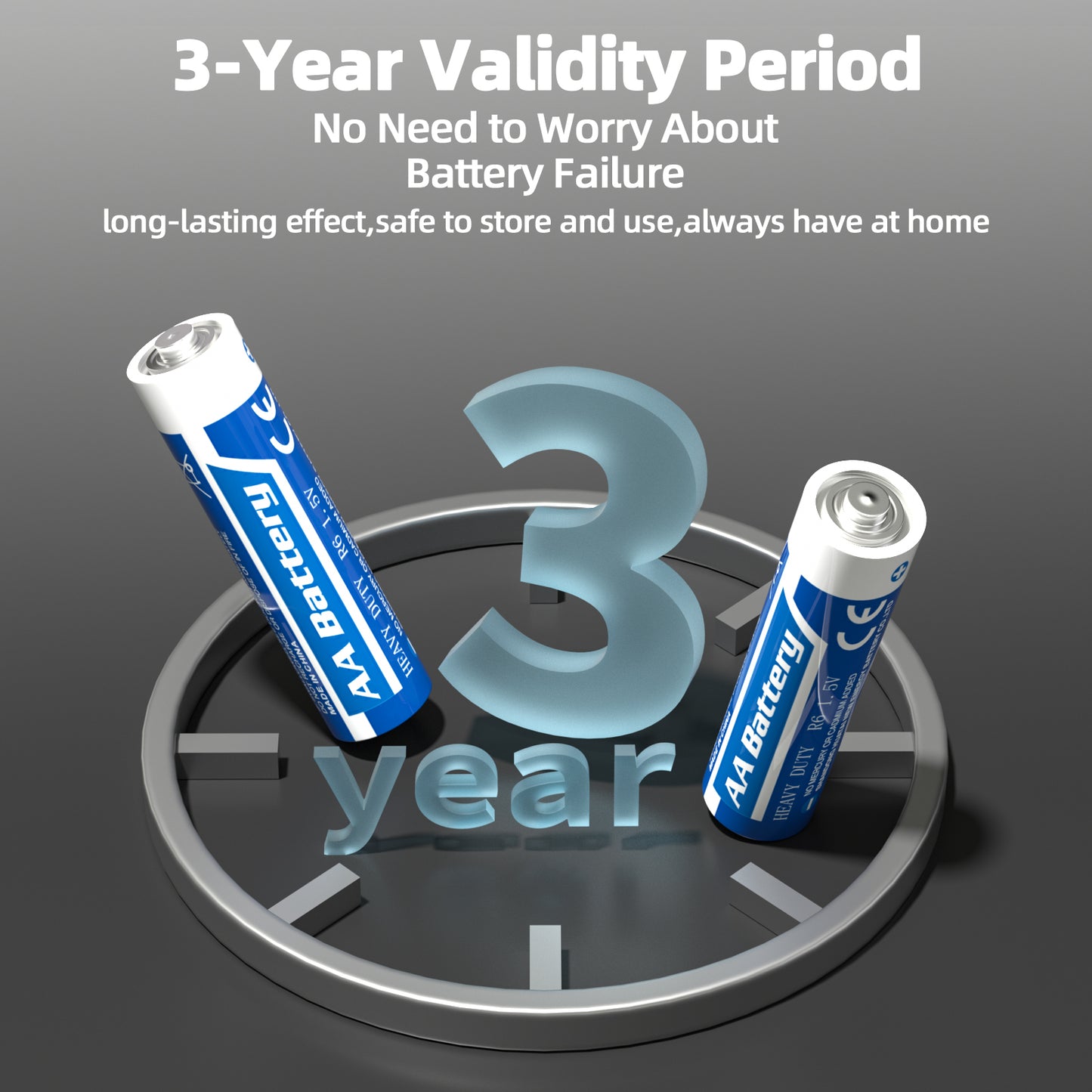 AAA Battery + AA Battery Piece Combination,1.5V Carbon Battery|Donfang