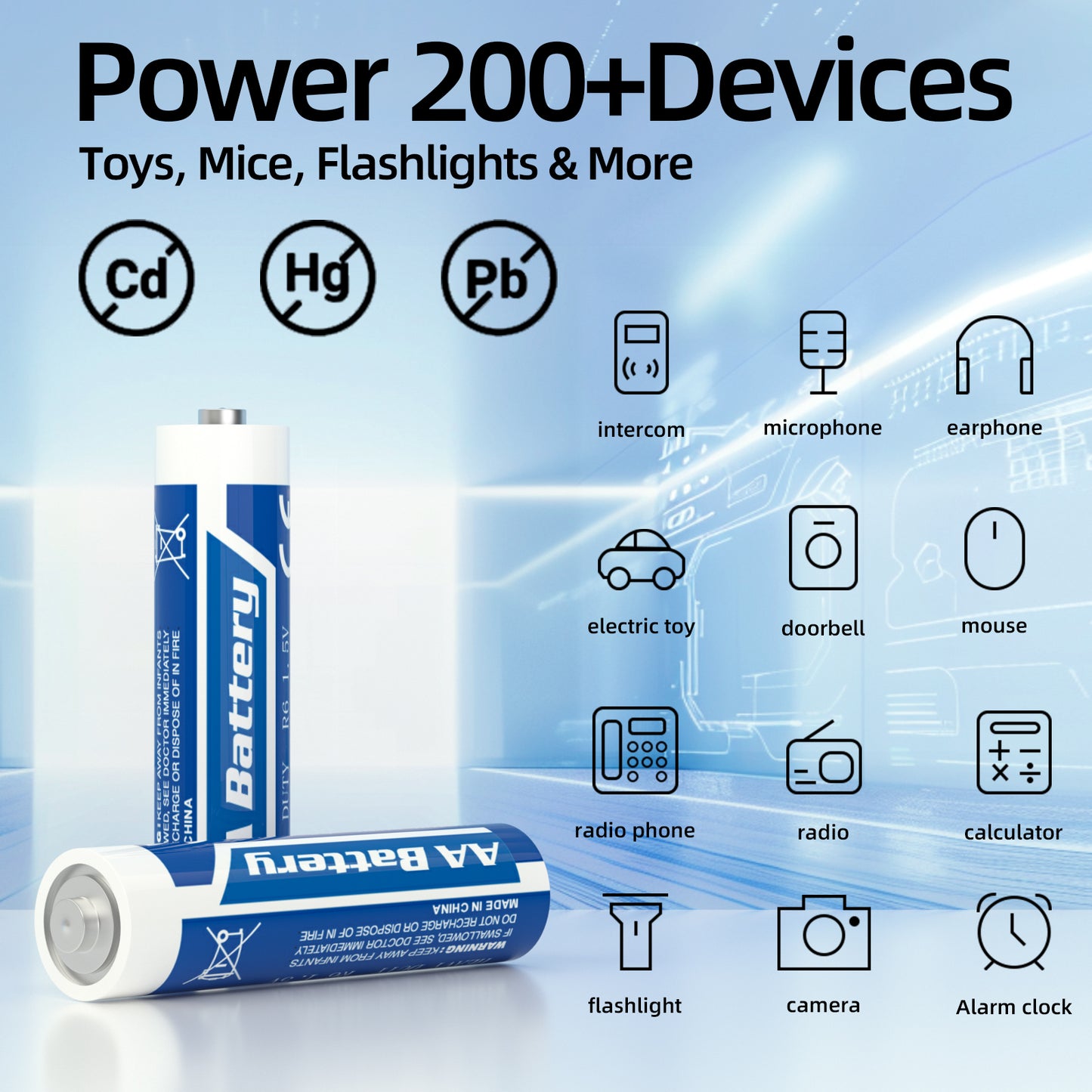 AAA Battery + AA Battery Piece Combination,1.5V Carbon Battery|Donfang