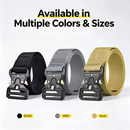 Tactical Belt - Zinc Alloy Quick Release Buckle & Heavy-Duty Support | Donfang