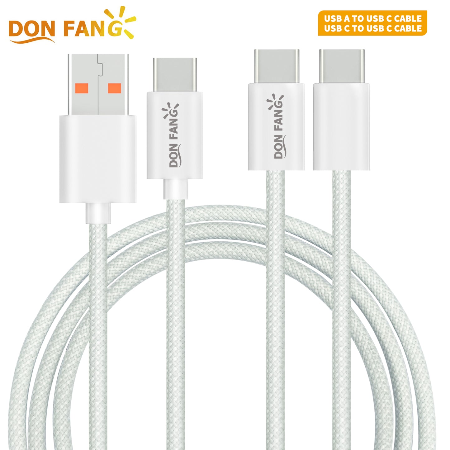 60W Mobile Charging Cable, Mobile Data Cable, Fast Charging Cable (USB-A to USB-C Interface)|Donfang