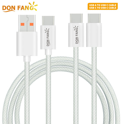 60W Mobile Charging Cable, Mobile Data Cable, Fast Charging Cable (USB-A to USB-C Interface)|Donfang