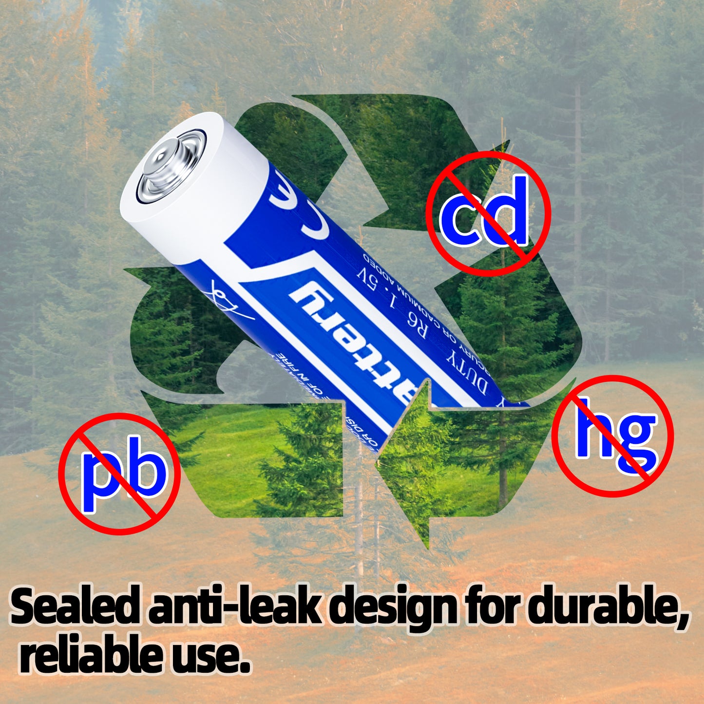 AAA Battery + AA Battery Piece Combination,1.5V Carbon Battery|Donfang