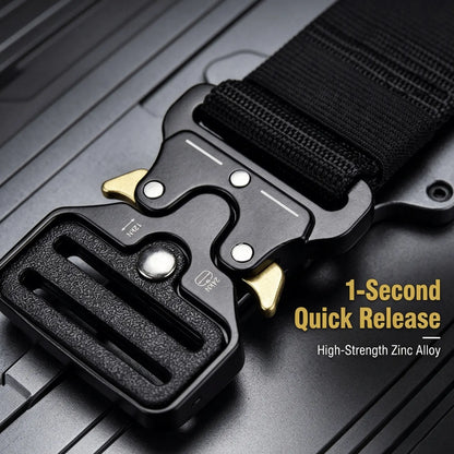 Tactical Belt - Zinc Alloy Quick Release Buckle & Heavy-Duty Support | Donfang
