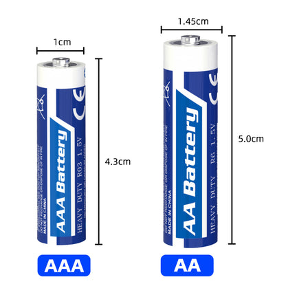 AAA Battery + AA Battery Piece Combination,1.5V Carbon Battery|Donfang