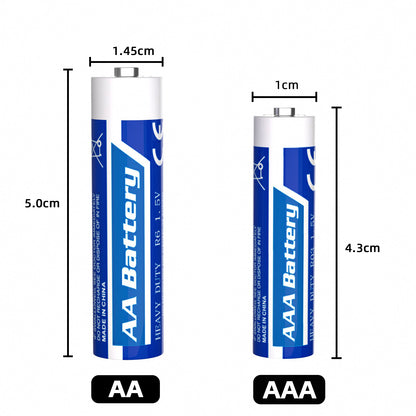 AAA Battery + AA Battery Piece Combination,1.5V Carbon Battery|Donfang