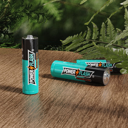 POWER FLASH AA/AAA Batteries Provide Long Lasting Power, 10 Year Warranty