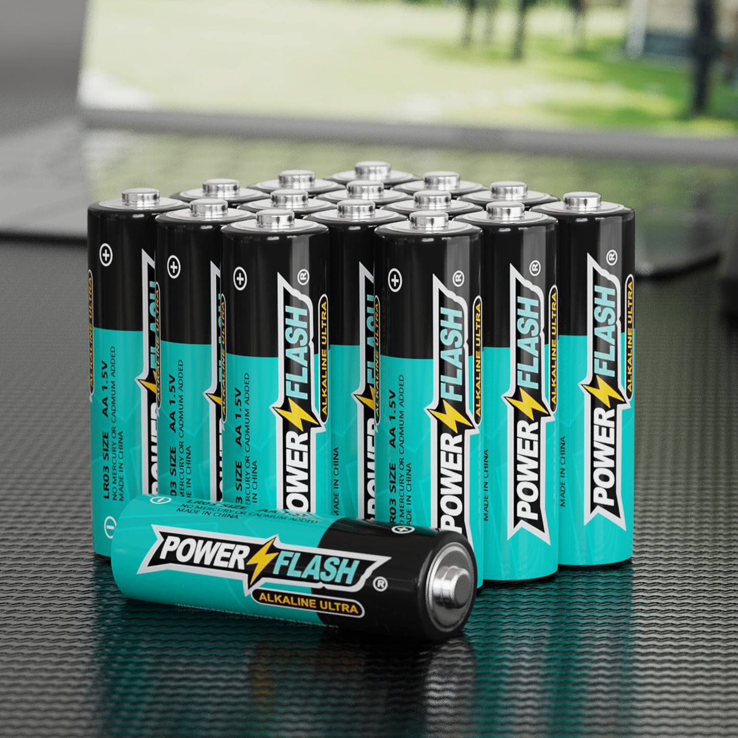 POWER FLASH AA/AAA Batteries Provide Long Lasting Power, 10 Year Warranty