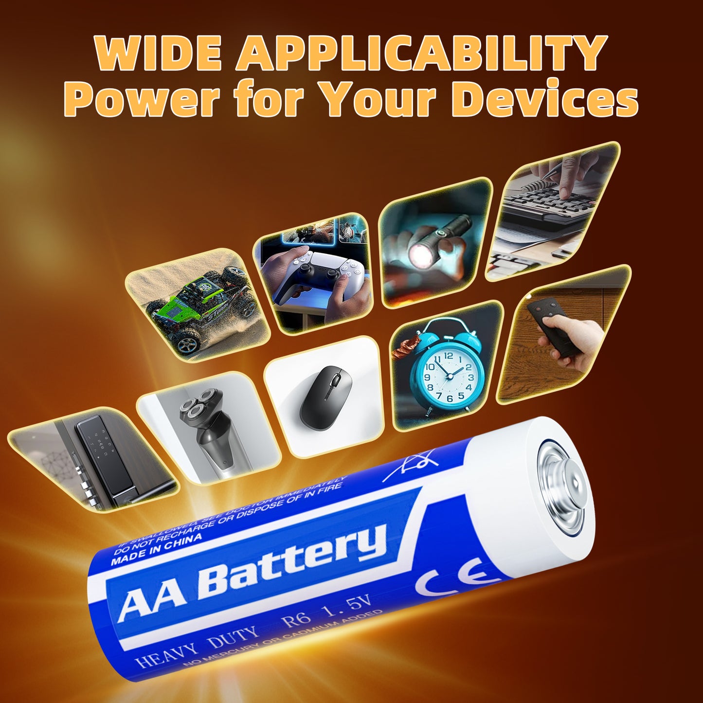 AAA Battery + AA Battery Piece Combination,1.5V Carbon Battery|Donfang