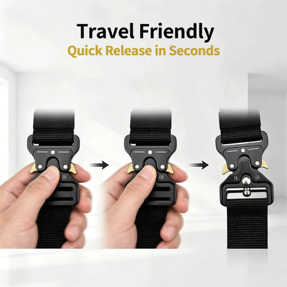 Tactical Belt - Zinc Alloy Quick Release Buckle & Heavy-Duty Support | Donfang