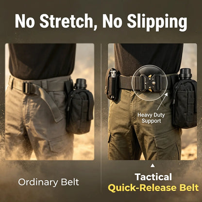 Tactical Belt - Zinc Alloy Quick Release Buckle & Heavy-Duty Support | Donfang