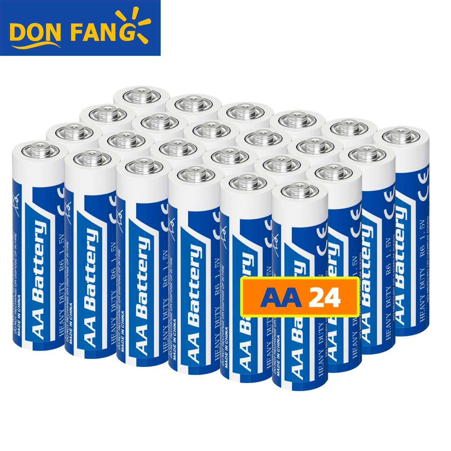 AAA Battery + AA Battery Piece Combination,1.5V Carbon Battery|Donfang