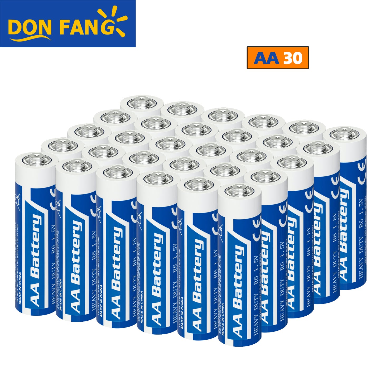 AAA Battery + AA Battery Piece Combination,1.5V Carbon Battery|Donfang