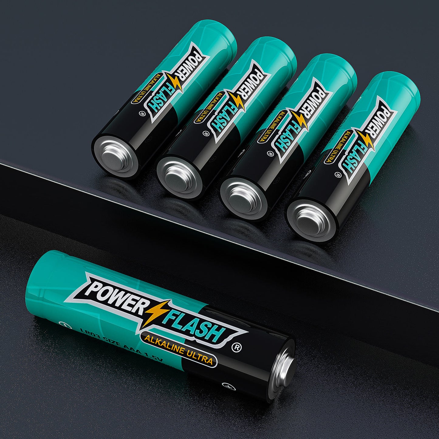 POWER FLASH AA/AAA Batteries Provide Long Lasting Power, 10 Year Warranty